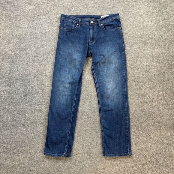 Buffalo David Bitton Jeans Mens 32 Blue Jackson Straight Stretch Mid Rise Denim - Picture 2 of 9